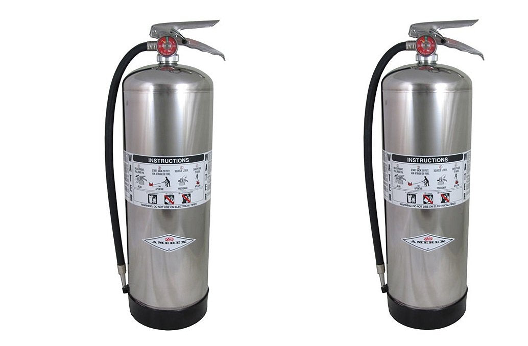 2.5 Gallon Water Class A Fire Extinguisher 2 Pack L784