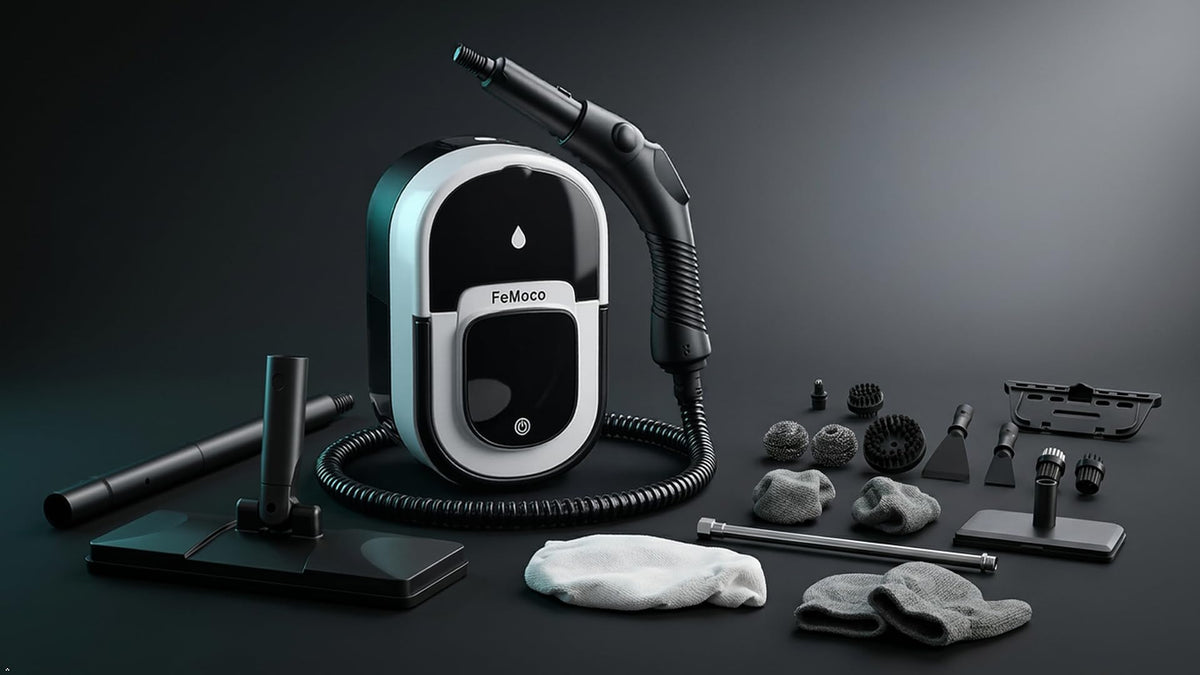 2-in-1 Steam Cleaner & Steam Mop with 1.6L Tank, 15s Heat Up, 16-Piece Kit K89785