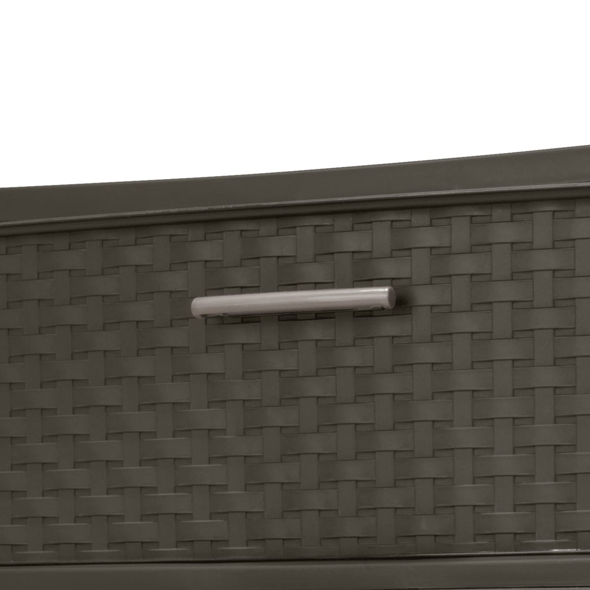 4 Drawer Espresso Wide Weave Tower Q989110