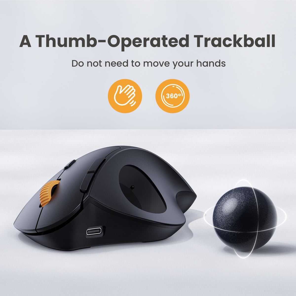 Wireless Bluetooth Trackball Mouse O259