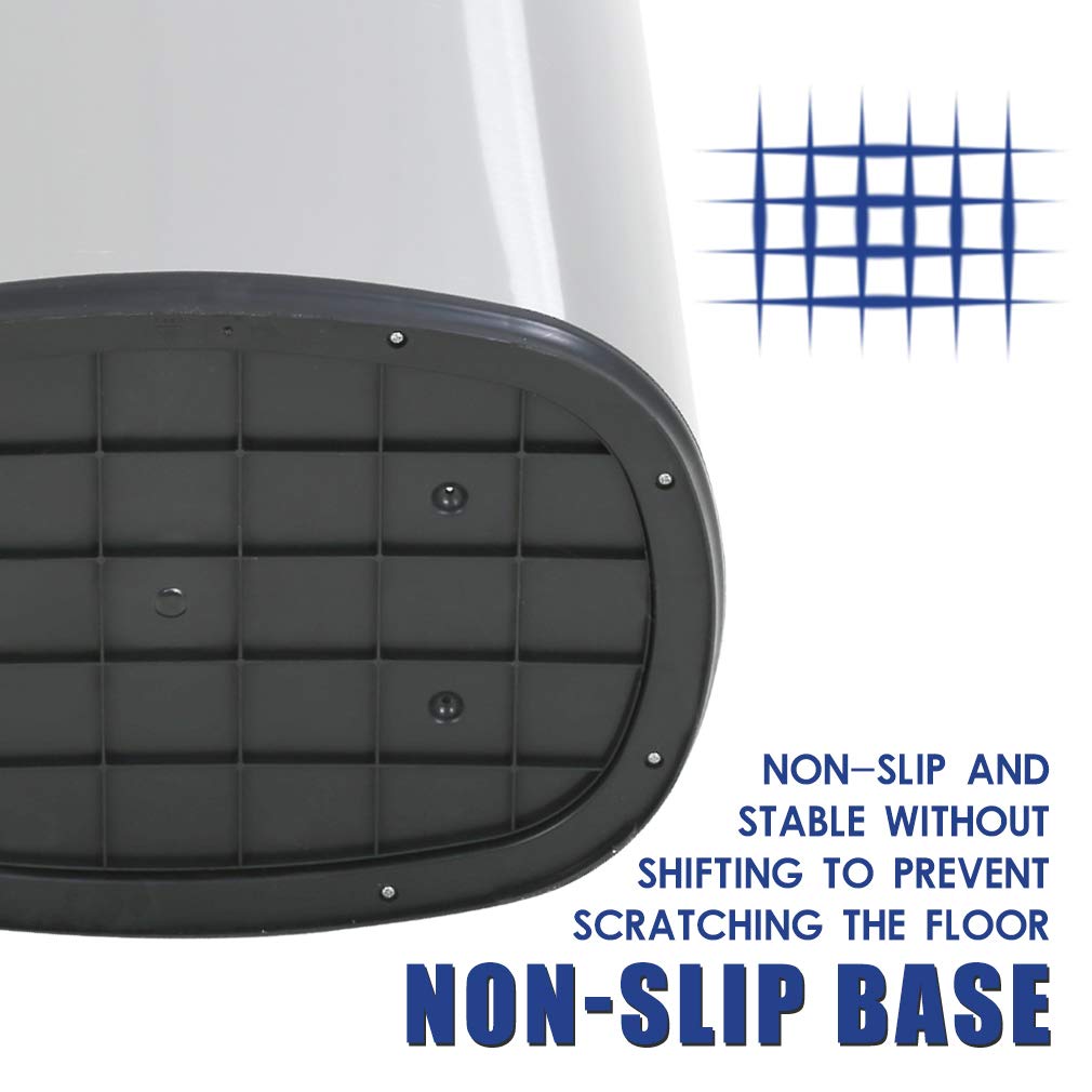 13 Gallon Stainless Steel Trash Can with Lid P913909