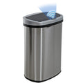 13 Gallon Stainless Steel Trash Can with Lid P913909