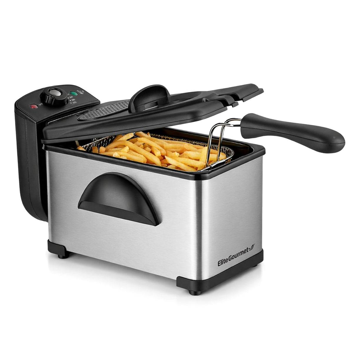 2Qt Immersion Deep Fryer with Removable Basket O67827