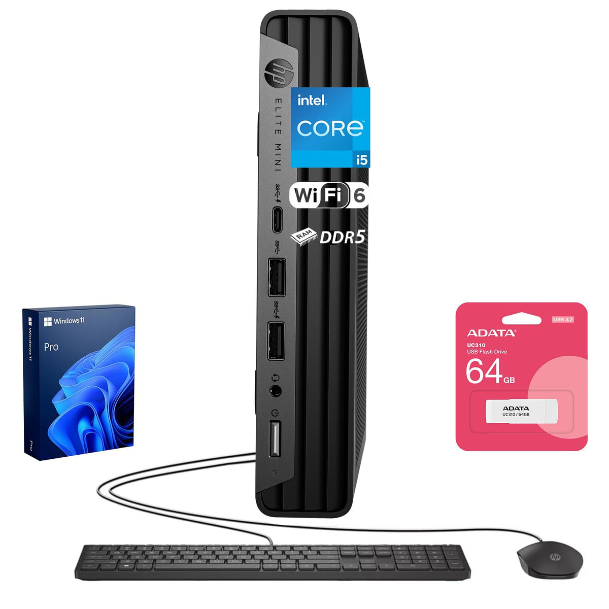 13th Gen Intel 14-Core i5-13500T 16GB DDR5 RAM 256GB SSD Mini Desktop X48941