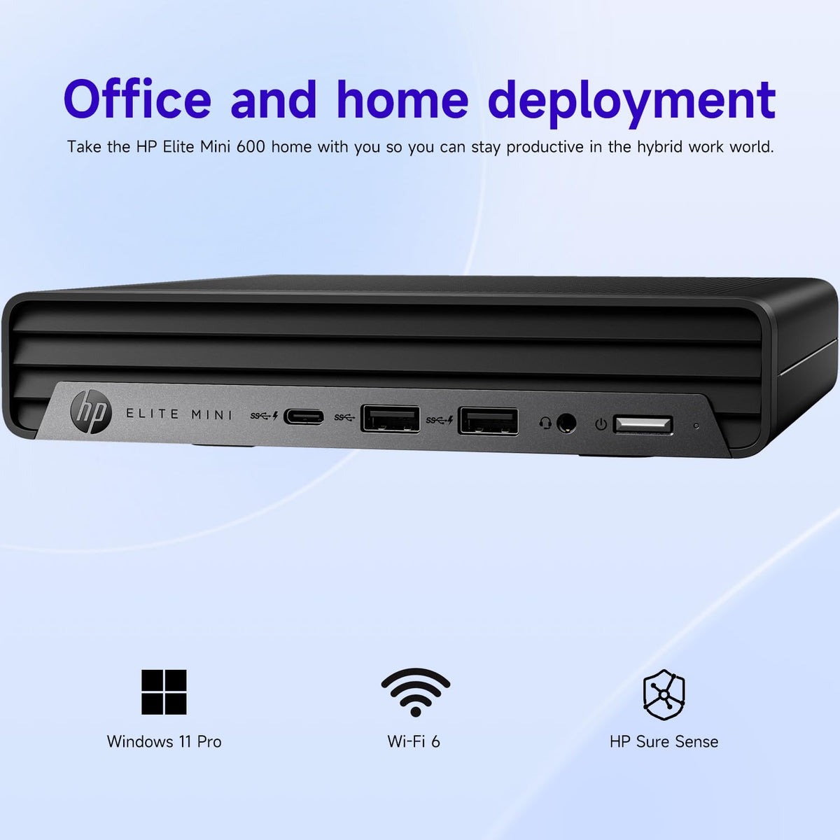 13th Gen Intel 14-Core i5-13500T 16GB DDR5 RAM 256GB SSD Mini Desktop X48941