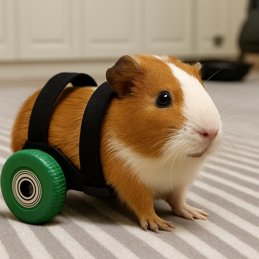 Guinea Pig Wheelchair with Adjustable Harness, 2 Wheel Sizes S169330