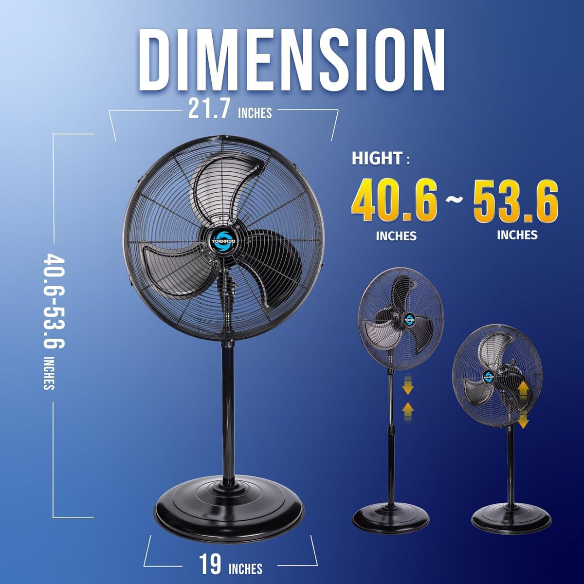 20'' Oscillating Pedestal Fan S55305