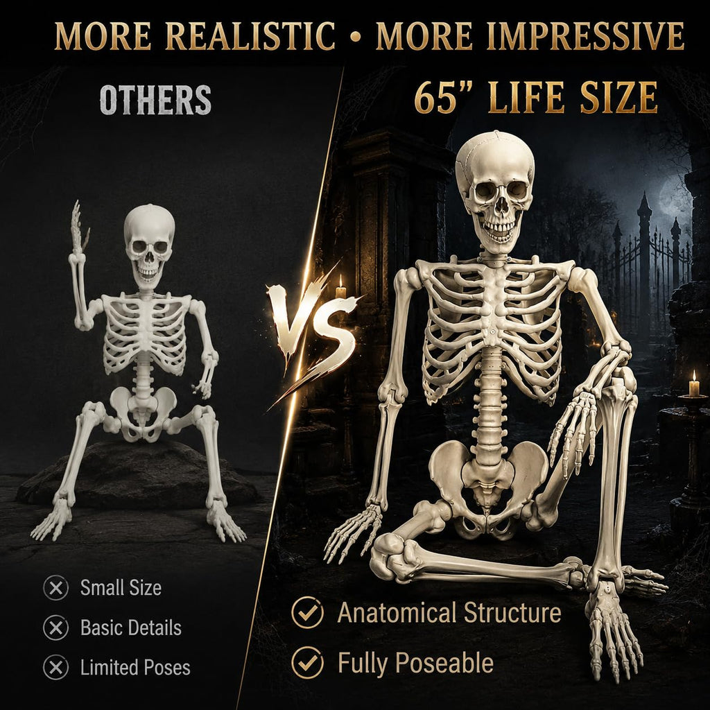 Life Size Poseable Skeleton P137383