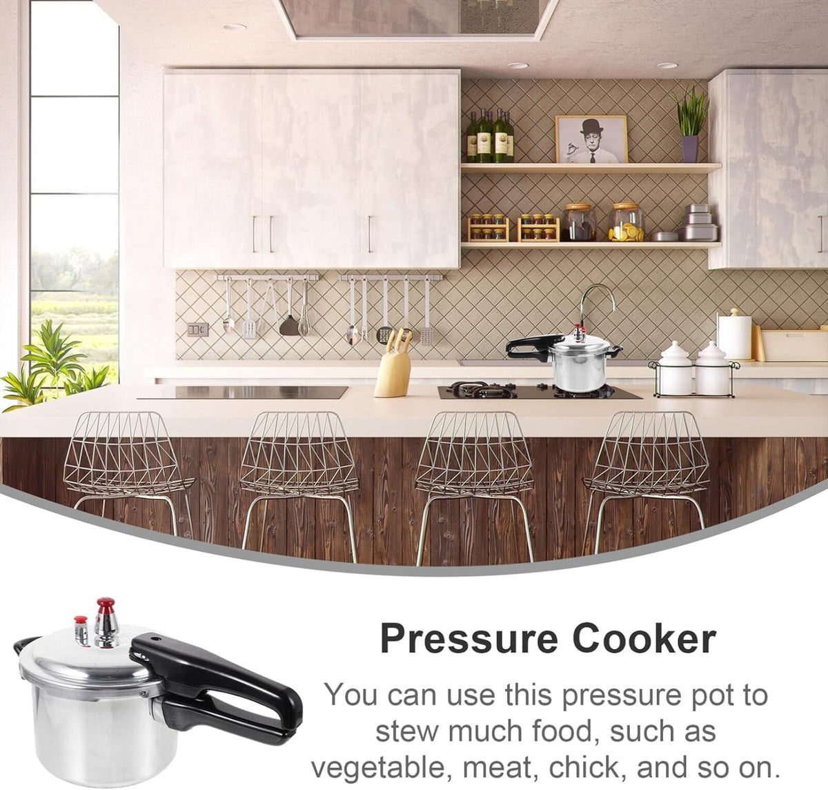 2L Aluminum Pressure Cooker A6450