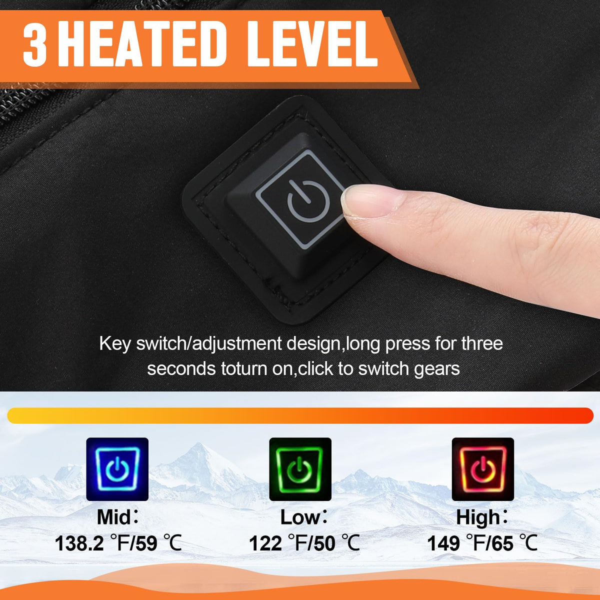 2 Pack Heated Stadium Seat Cushion L967