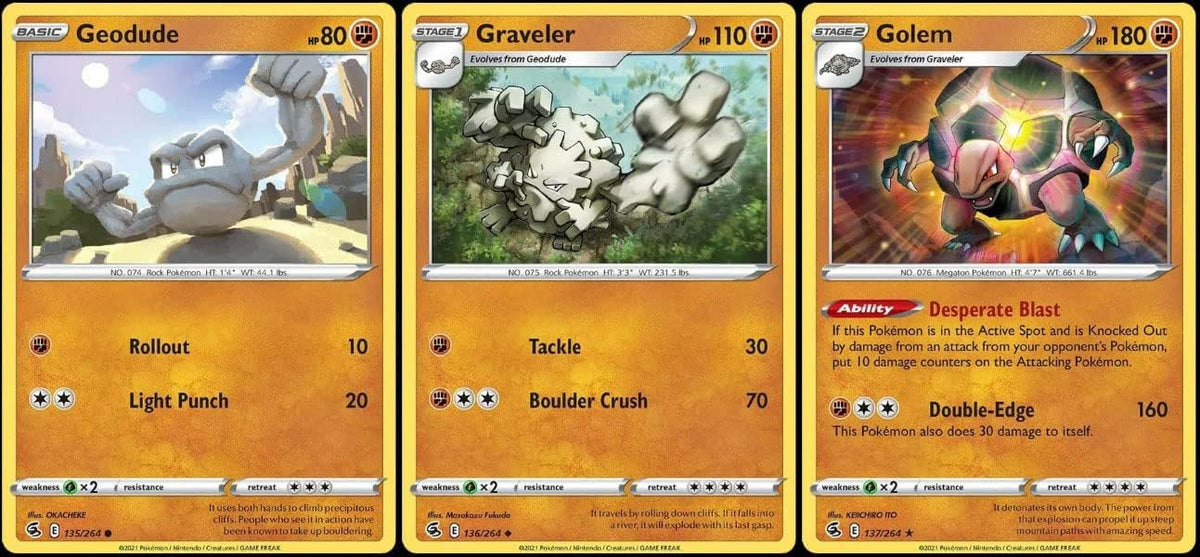Pokemon 3 Card Lot Stage 2 H733708