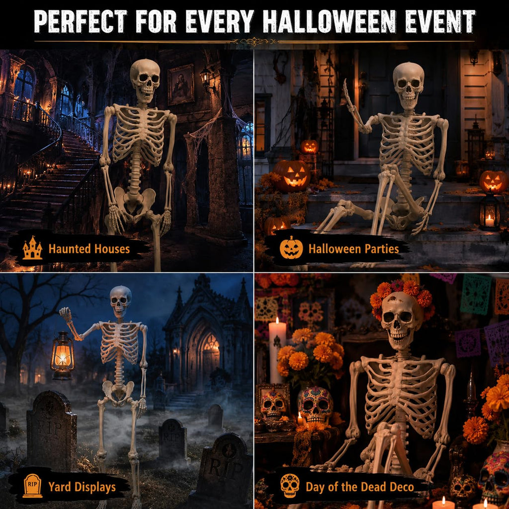 Life Size Poseable Skeleton P137383