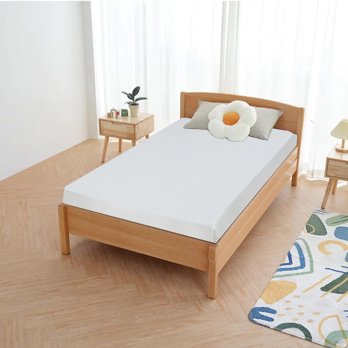 5 Inch Medium Firm Gel Memory Foam Twin Mattress J17793