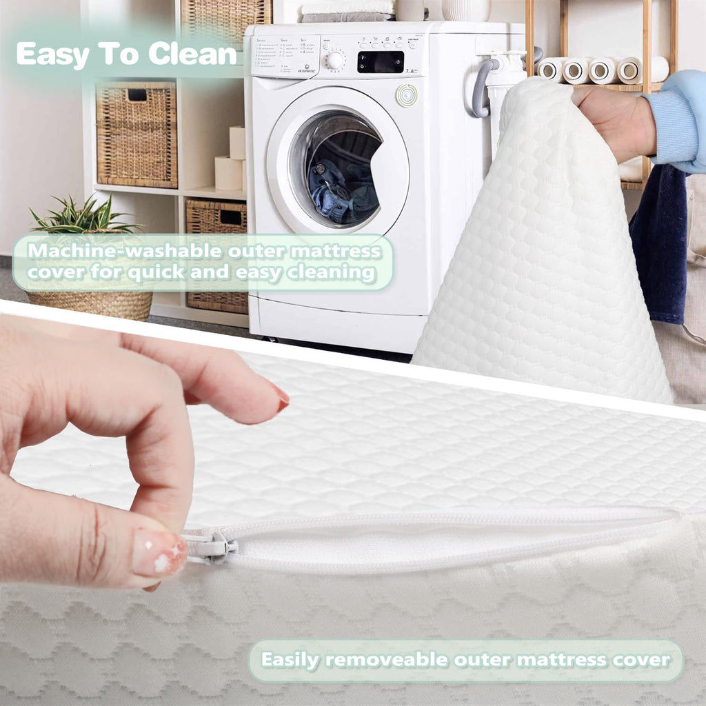 38”x26” Trifold Dual-Firmness Memory Foam Pack and Play Mattress O389367