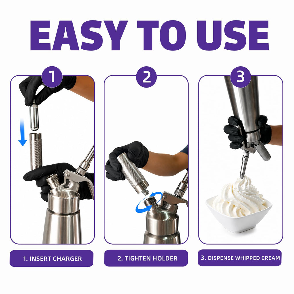 Whipped Cream Charger 10-Pack Food Grade H108038