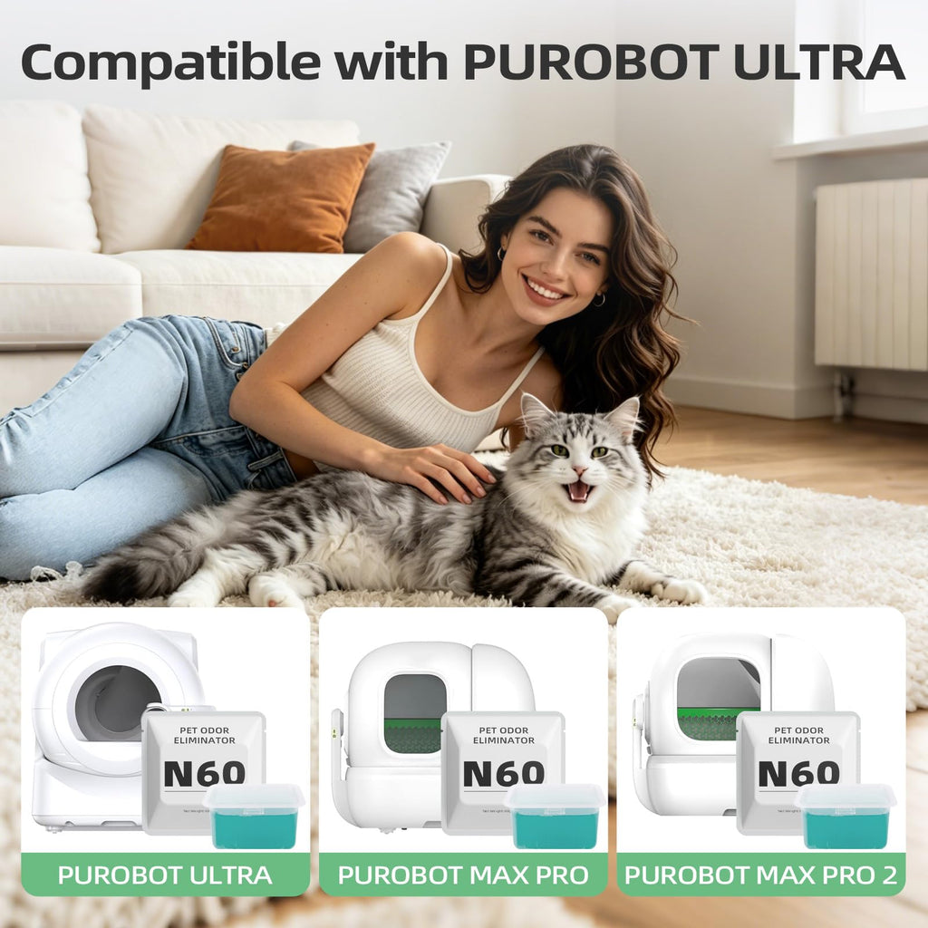 6 pack Cat Litter Box Odor Eliminator U18152