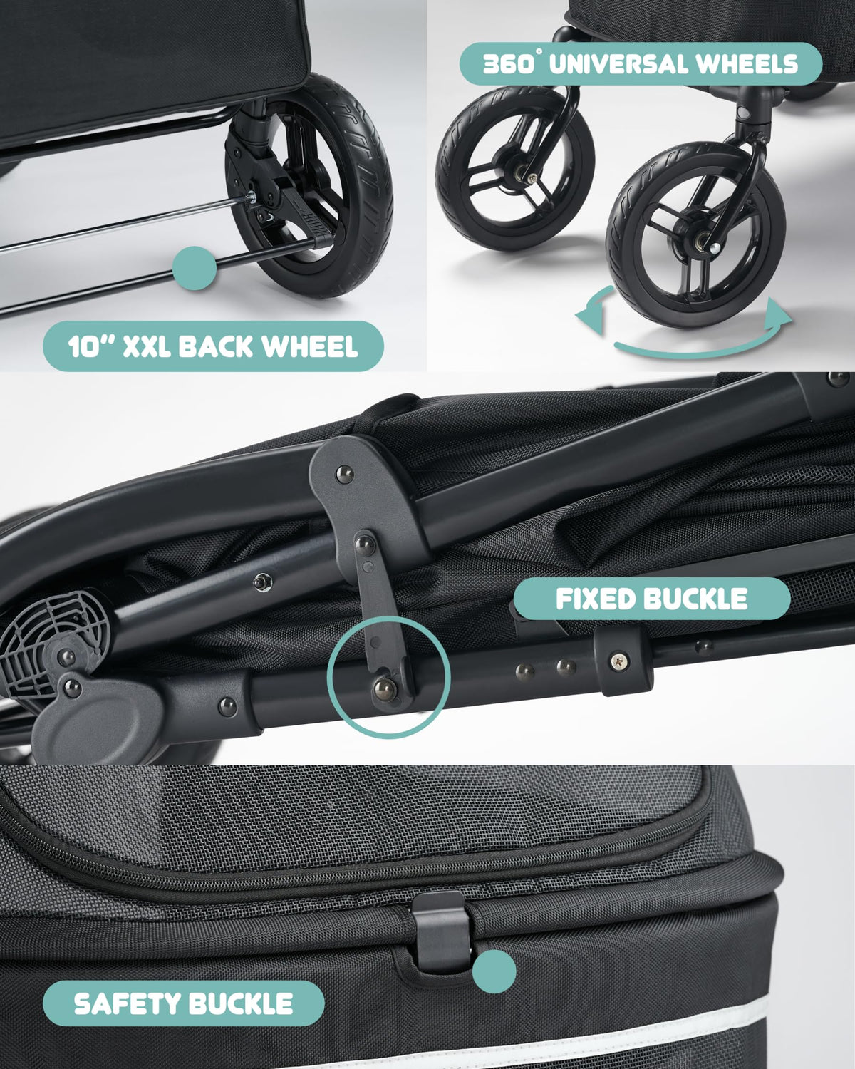 Large Pet Stroller J3590