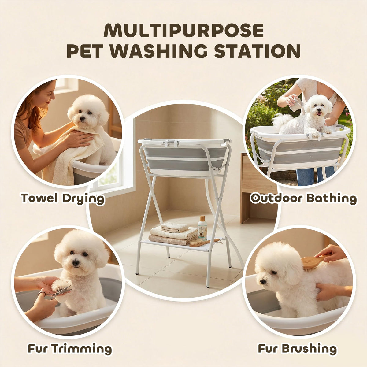 2 in 1 Dog Bath Tub W933