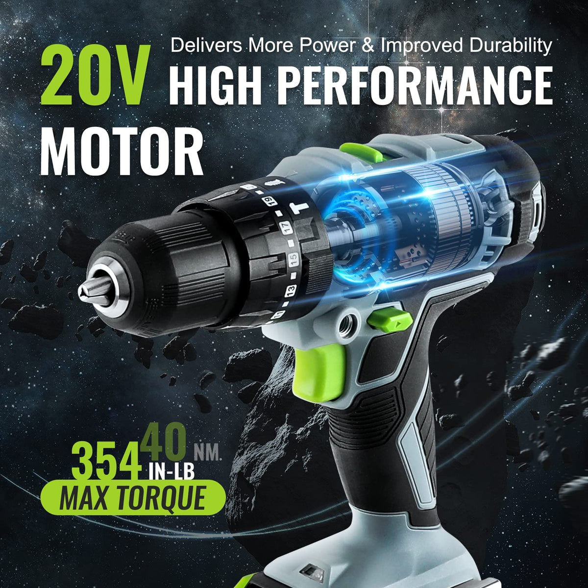 20V MAX Cordless Drill Driver Set J947533