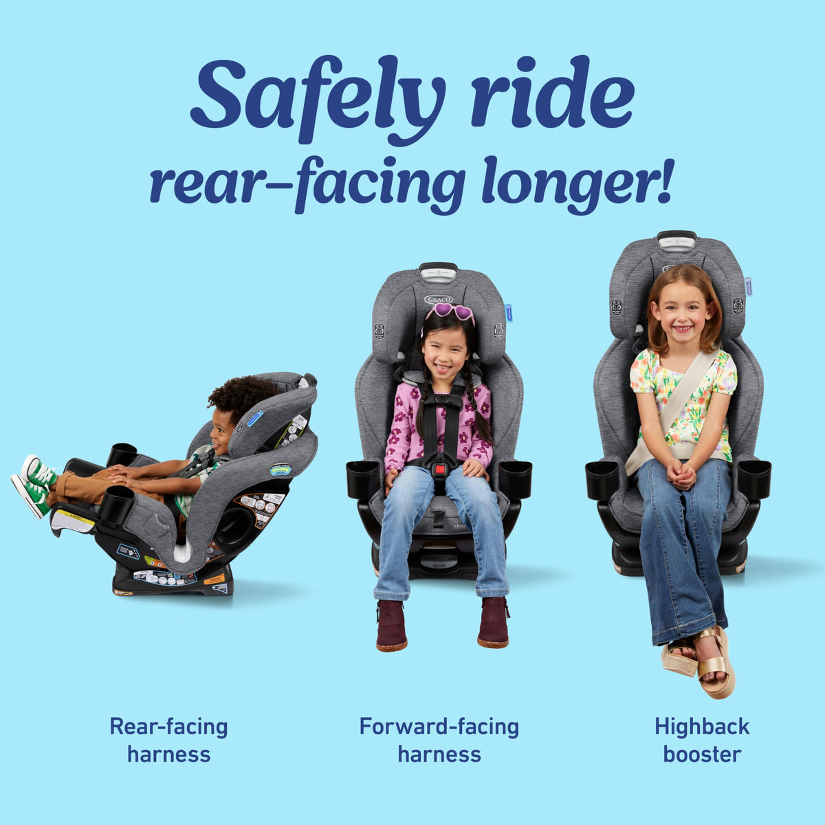 3-in-1 Convertible Car Seat V49172