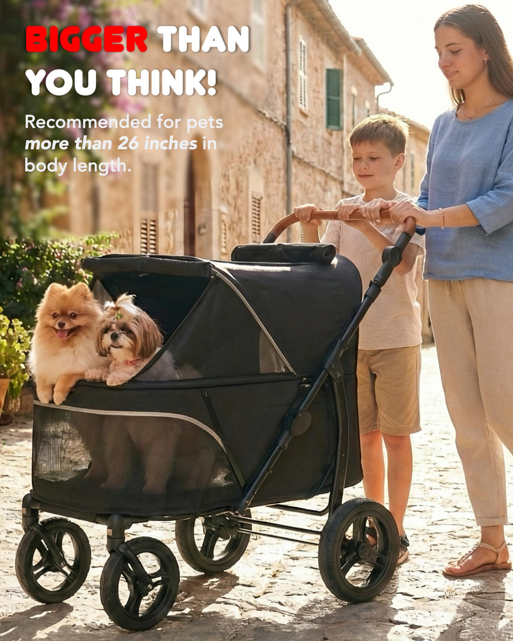 Large Pet Stroller J3590