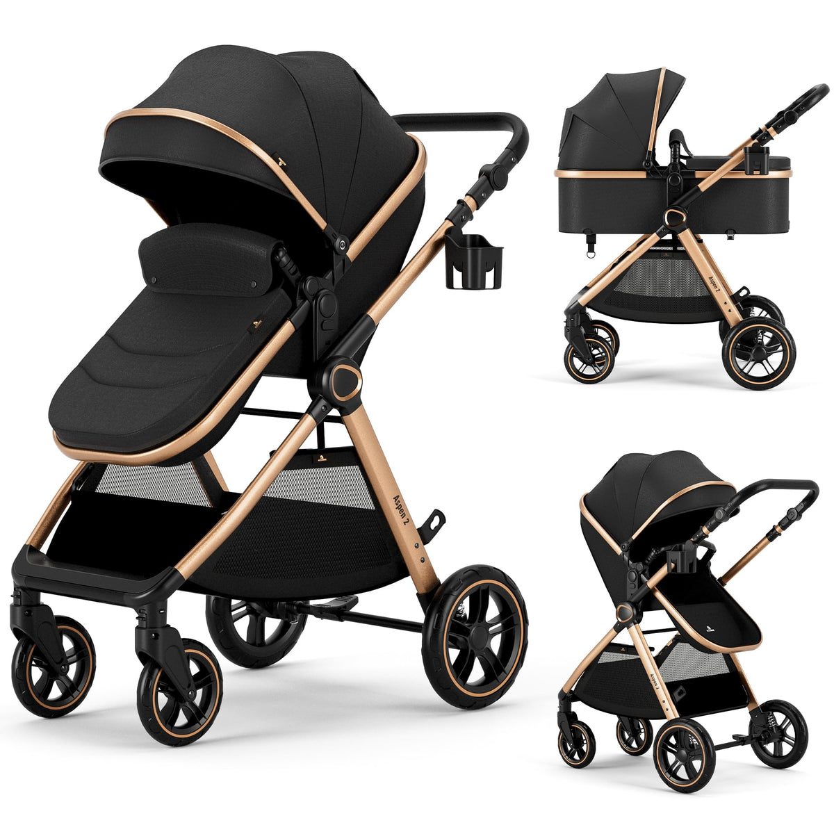 2-in-1 Convertible Baby Stroller H36396