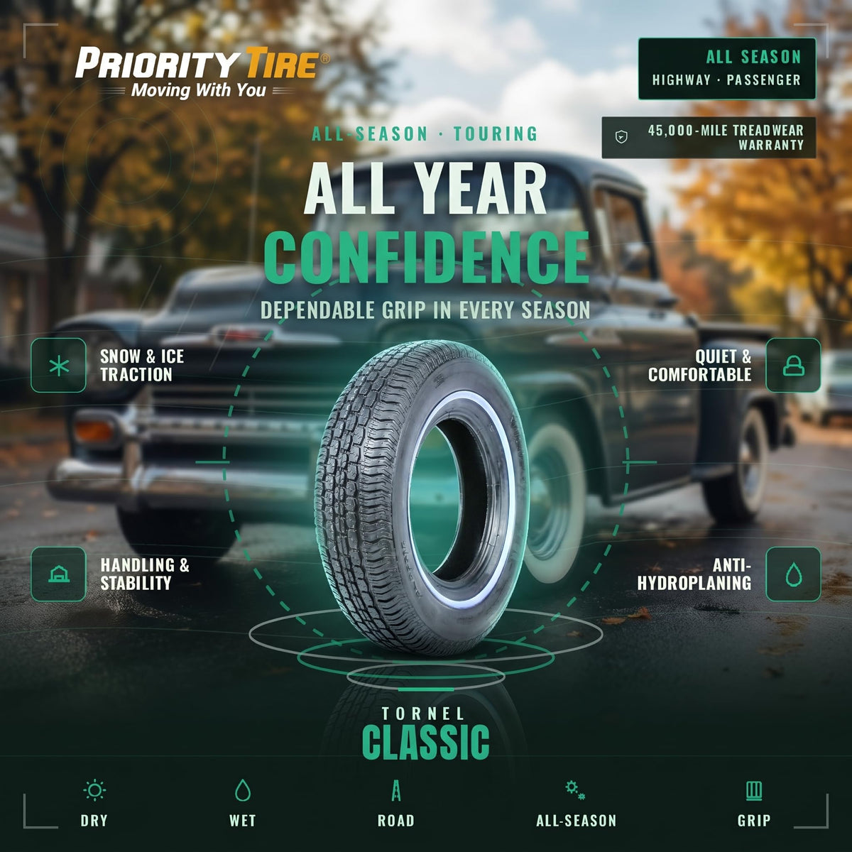 205/75R15 97S SL Touring Tire Y492